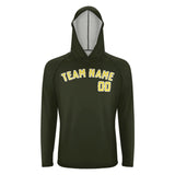 Custom Olive Light Yellow UV-Hoodie