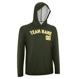Custom Olive Light Yellow UV-Hoodie