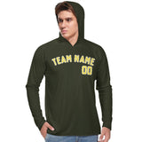 Custom Olive Light Yellow UV-Hoodie