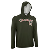 Custom Olive Copper Rose UV-Hoodie