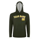 Custom Olive Gold UV-Hoodie