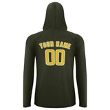 Custom Olive Gold UV-Hoodie