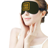 Custom Olive Yellow Sleep Mask