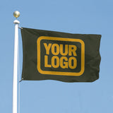 Custom Olive Yellow Flag