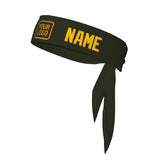 Custom Olive Gold Headband