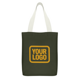 Custom Olive Gold Canvas Tote Bag