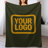 Custom Olive Yellow Blanket