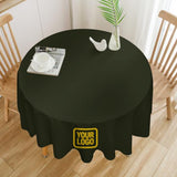 Custom Olive Gold Round Table Cloth