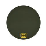 Custom Olive Gold Round Table Cloth