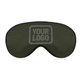 Custom Olive Dark Grey Sleep Mask