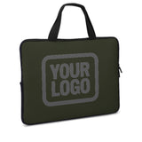 Custom Olive Dark Grey Laptop Bag
