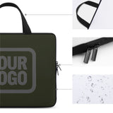 Custom Olive Dark Grey Laptop Bag