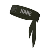 Custom Olive Gray Headband