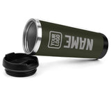Custom Olive Gray Stainless Steel Water Cup