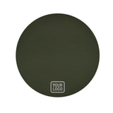 Custom Olive Gray Round Table Cloth