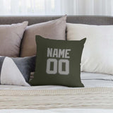 Custom Olive Gray Pillowcase