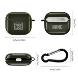 Custom Olive Gray AirPods Case (3rd Generation)
