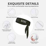 Custom Olive Gray Headband