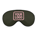 Custom Olive Light Pink Sleep Mask