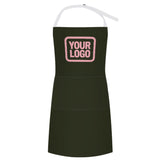 Custom Olive Light Pink Apron