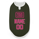 Custom Olive Pink Pet Vest