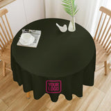 Custom Olive Pink Round Table Cloth