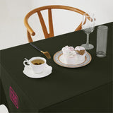 Custom Olive Light Pink Square Table Cloth