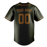 Custom Olive & Khaki Colors Design Sports Baseball Jersey