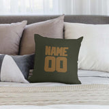 Custom Olive Khaki Pillowcase