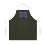 Custom Olive Light Purple Apron
