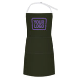 Custom Olive Light Purple Apron
