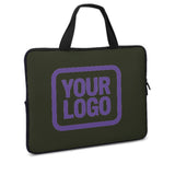 Custom Olive Light Purple Laptop Bag