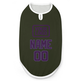 Custom Olive Purple Pet Vest