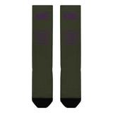 Custom Olive Purple Knee-High Sock