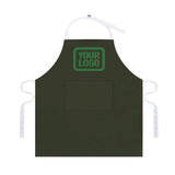 Custom Olive Emerald Green Apron