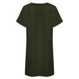 Custom Olive Emerald Green Nachthemd