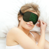 Custom Olive Emerald Green Sleep Mask