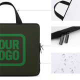 Custom Olive Emerald Green Laptop Bag