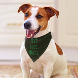 Custom Olive Emerald Green Pet Scarf