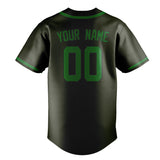 Custom Olive & Emerald Green Colors Design Sports Baseball Jersey