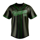 Custom Olive & Emerald Green Colors Design Sports Baseball Jersey