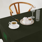 Custom Olive Emerald Green Square Table Cloth