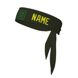 Custom Olive Gold Headband