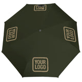 Custom Olive Light Khaki Automatic Umbrella