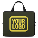 Custom Olive Light Yellow Laptop Bag