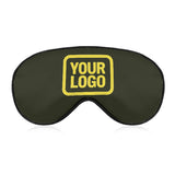 Custom Olive Light Yellow Sleep Mask