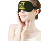 Custom Olive Light Yellow Sleep Mask