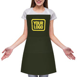 Custom Olive Light Yellow Apron