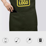Custom Olive Light Yellow Apron