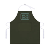 Custom Olive Blue Green Apron